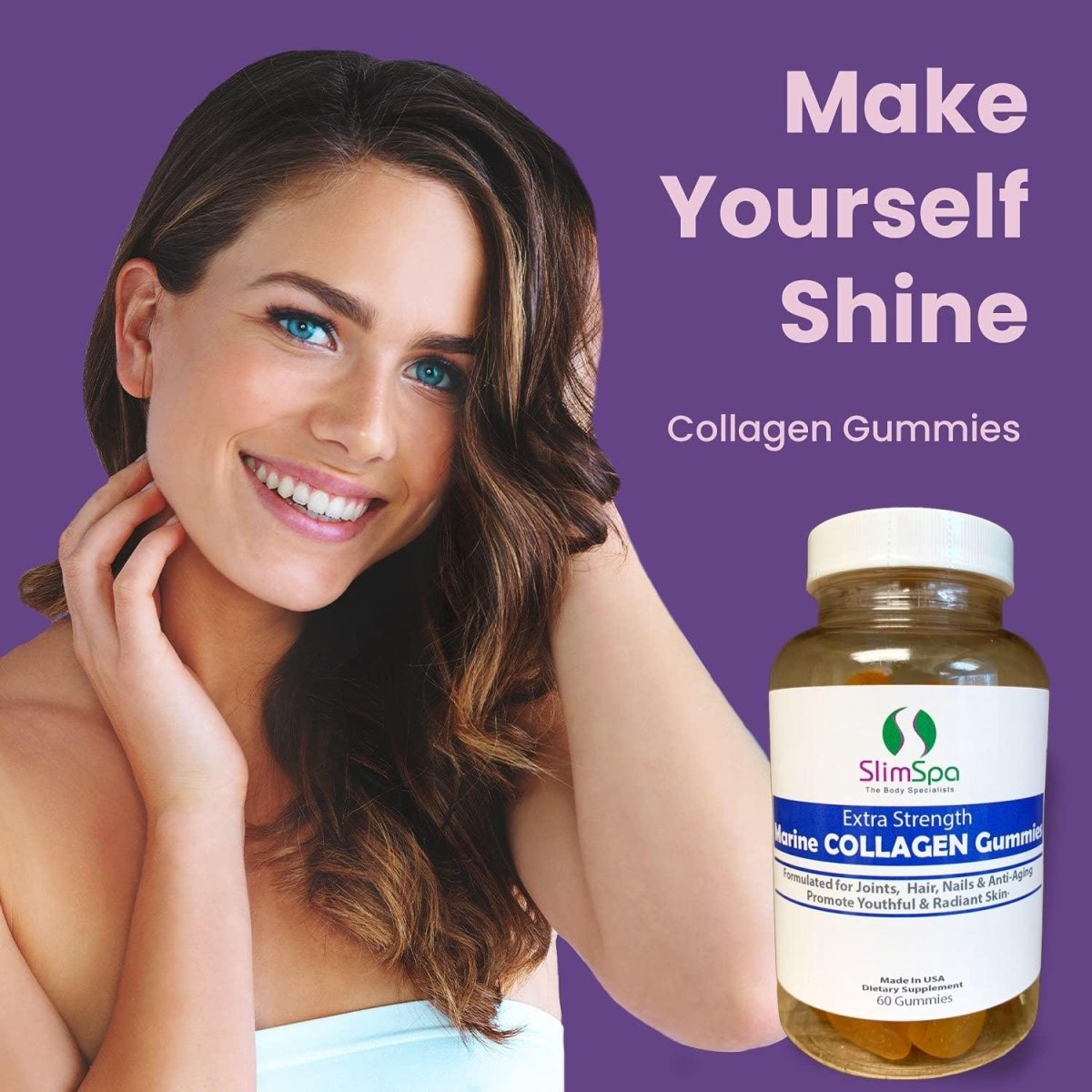 Marine COLLAGEN Gummies (60) - SlimSpaOnline
