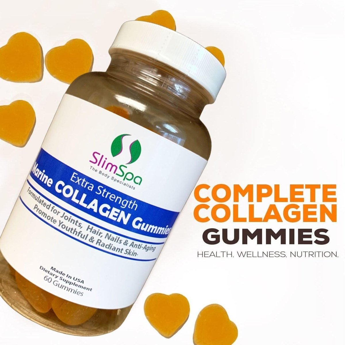 Marine COLLAGEN Gummies (60) - SlimSpaOnline