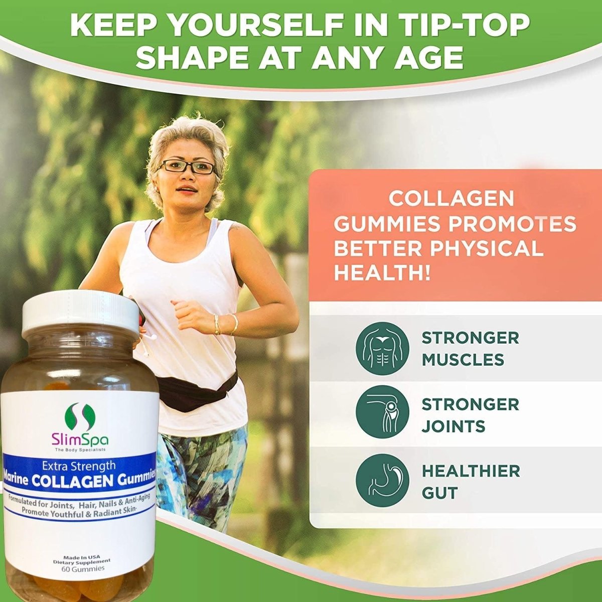 Marine COLLAGEN Gummies (60) - SlimSpaOnline