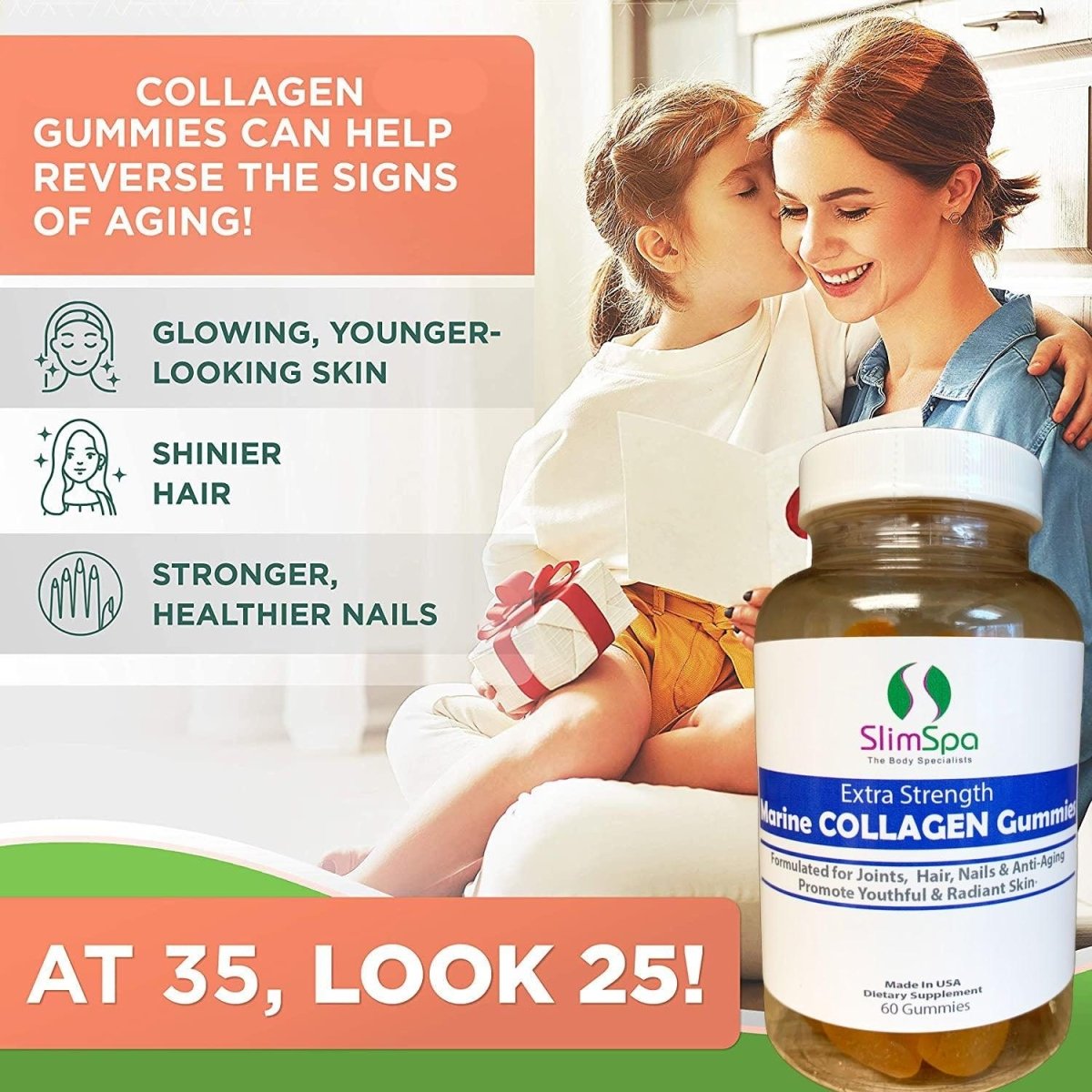 Marine COLLAGEN Gummies (60) - SlimSpaOnline