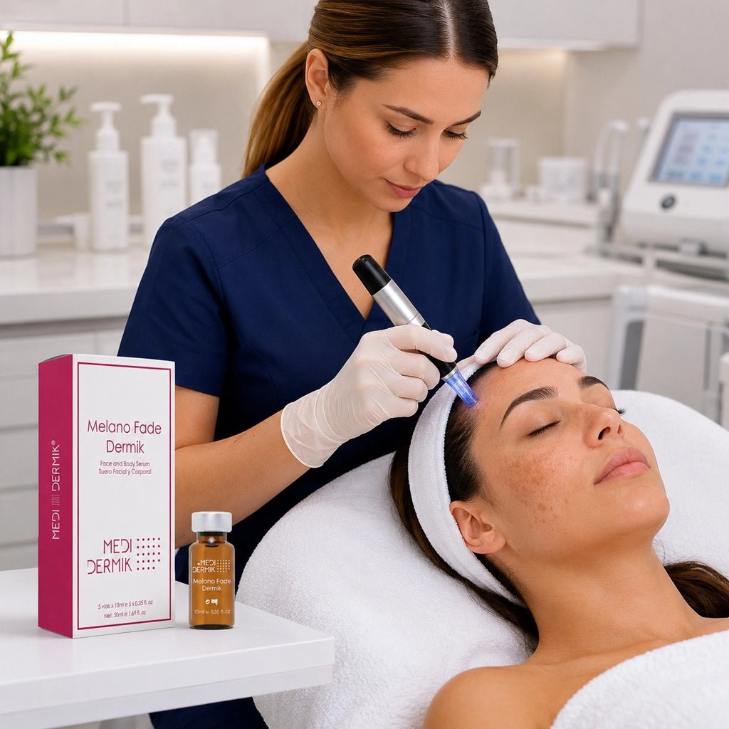 Melano Fade Serum — Professional Tranexamic Acid & Vitamin C Brightening Treatment for Estheticians, 5x10ml - SlimSpaOnline