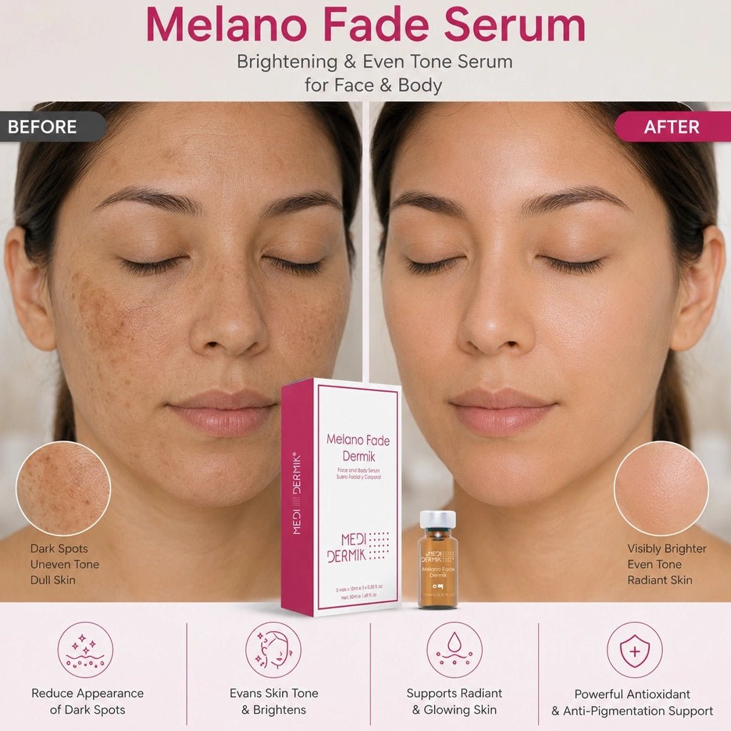 Melano Fade Serum — Professional Tranexamic Acid & Vitamin C Brightening Treatment for Estheticians, 5x10ml - SlimSpaOnline