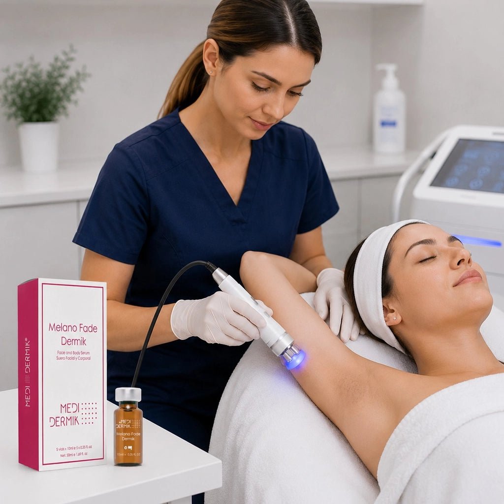 Melano Fade Serum — Professional Tranexamic Acid & Vitamin C Brightening Treatment for Estheticians, 5x10ml - SlimSpaOnline