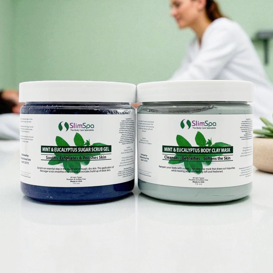 Mint & Eucalyptus Body Combo 16oz. - SlimSpaOnline