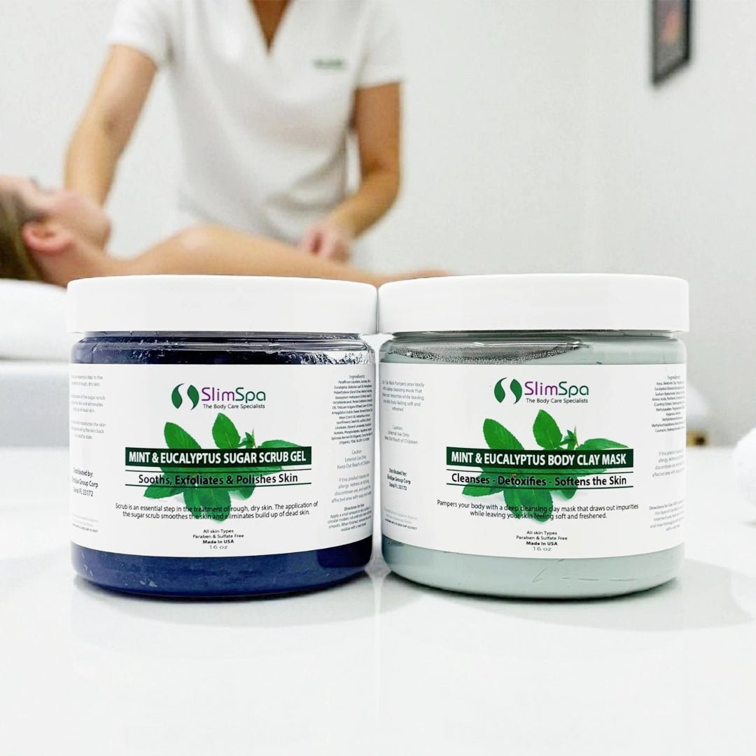 Mint & Eucalyptus Body Combo 16oz. - SlimSpaOnline