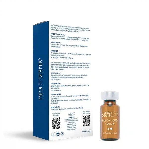 NAD+ 1500 Dermik 5 x 10 ml. - SlimSpaOnline