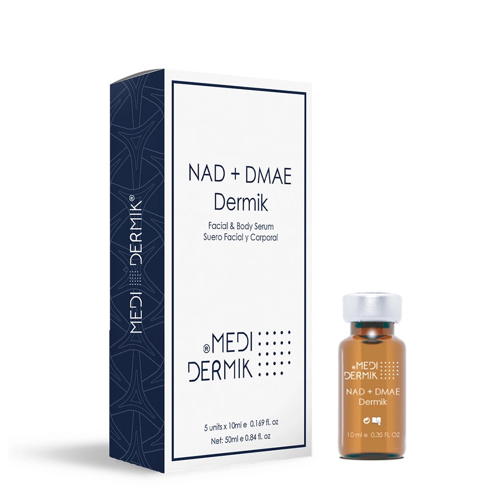 NAD + DMAE Serum — Professional Cellular Repair, Energy & Anti-Sagging Treatment for Estheticians, 5x10ml - SlimSpaOnline
