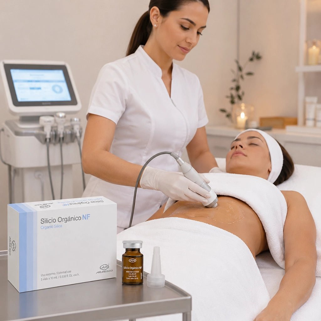 Organic Silica Vials – Professional Collagen Stimulation, Skin Firming & Anti-Aging Mesotherapy (5x10ml) - SlimSpaOnline