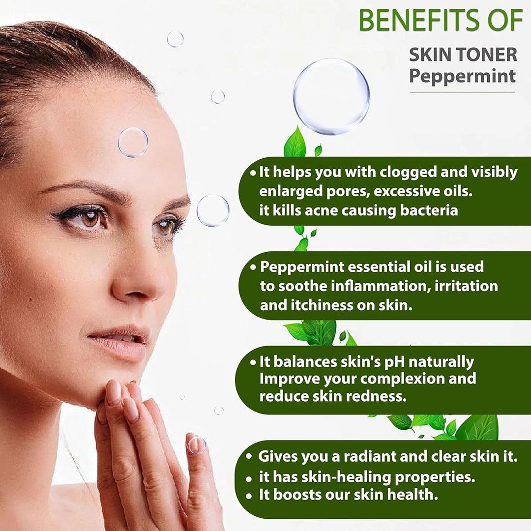 Peppermint Toner (Certified Organic) 4 fl oz - SlimSpaOnline