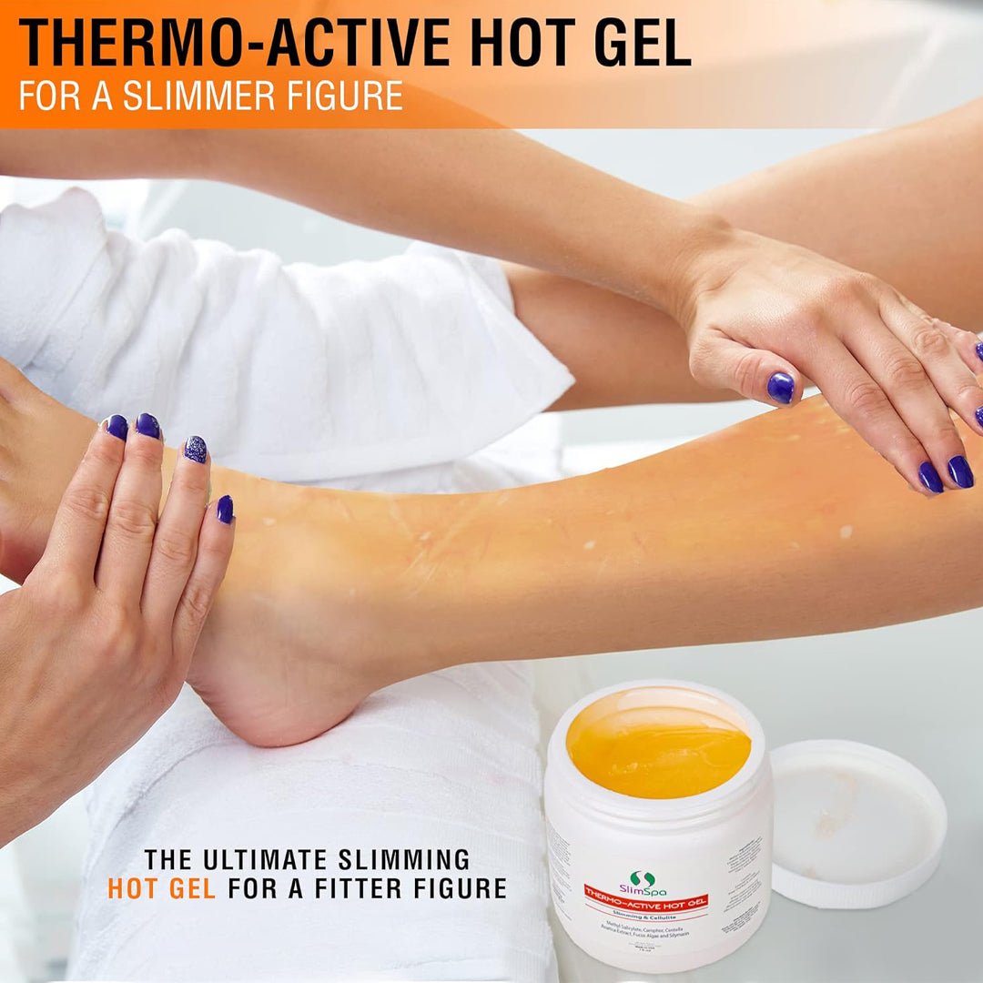 Thermo-Active Hot Gel 8oz wholesale — professional retail-size thermogenic anti-cellulite gel for estheticians | SlimSpa