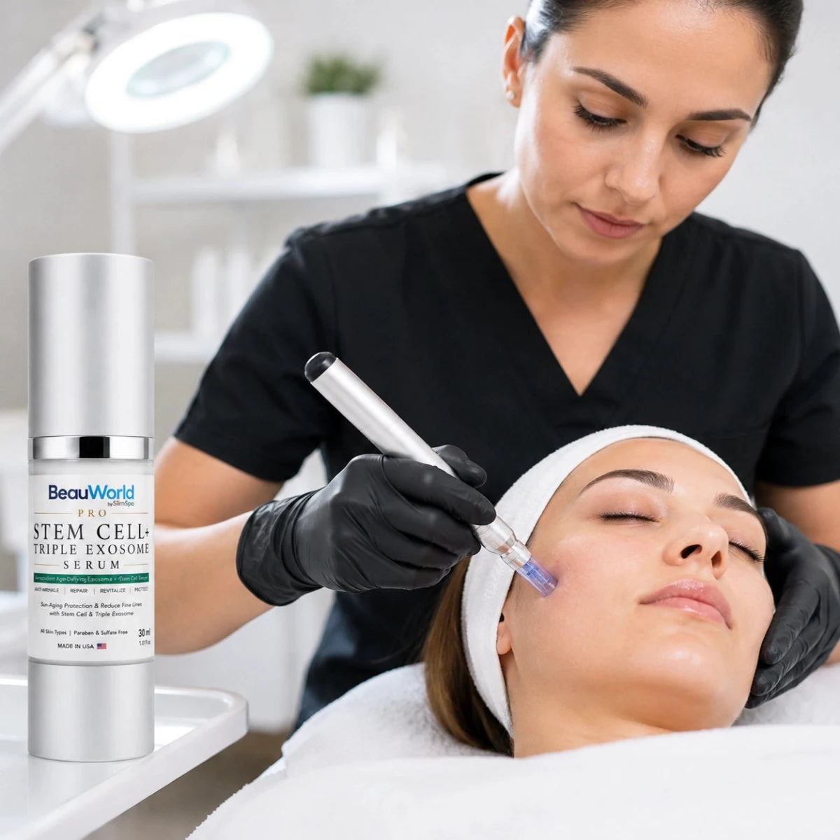 Pro Stem Cell+ Triple Exosome Serum 30ml – Professional Cellular Regeneration Treatment - SlimSpaOnline