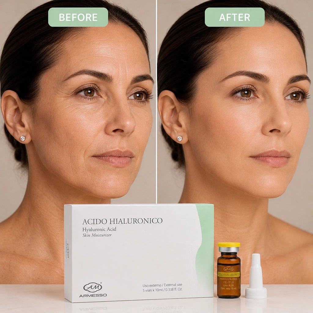 Professional Hyaluronic Acid Vials 5x10ml | Mesotherapy & Microneedling Treatment - SlimSpaOnline