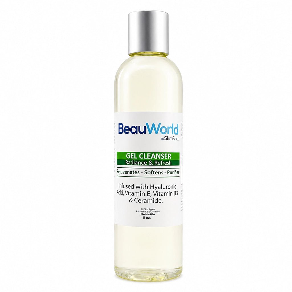 Radiance Refresh Gel Cleanser 8oz – Professional Brightening & Deep Renewal Facial Cleanser - SlimSpaOnline