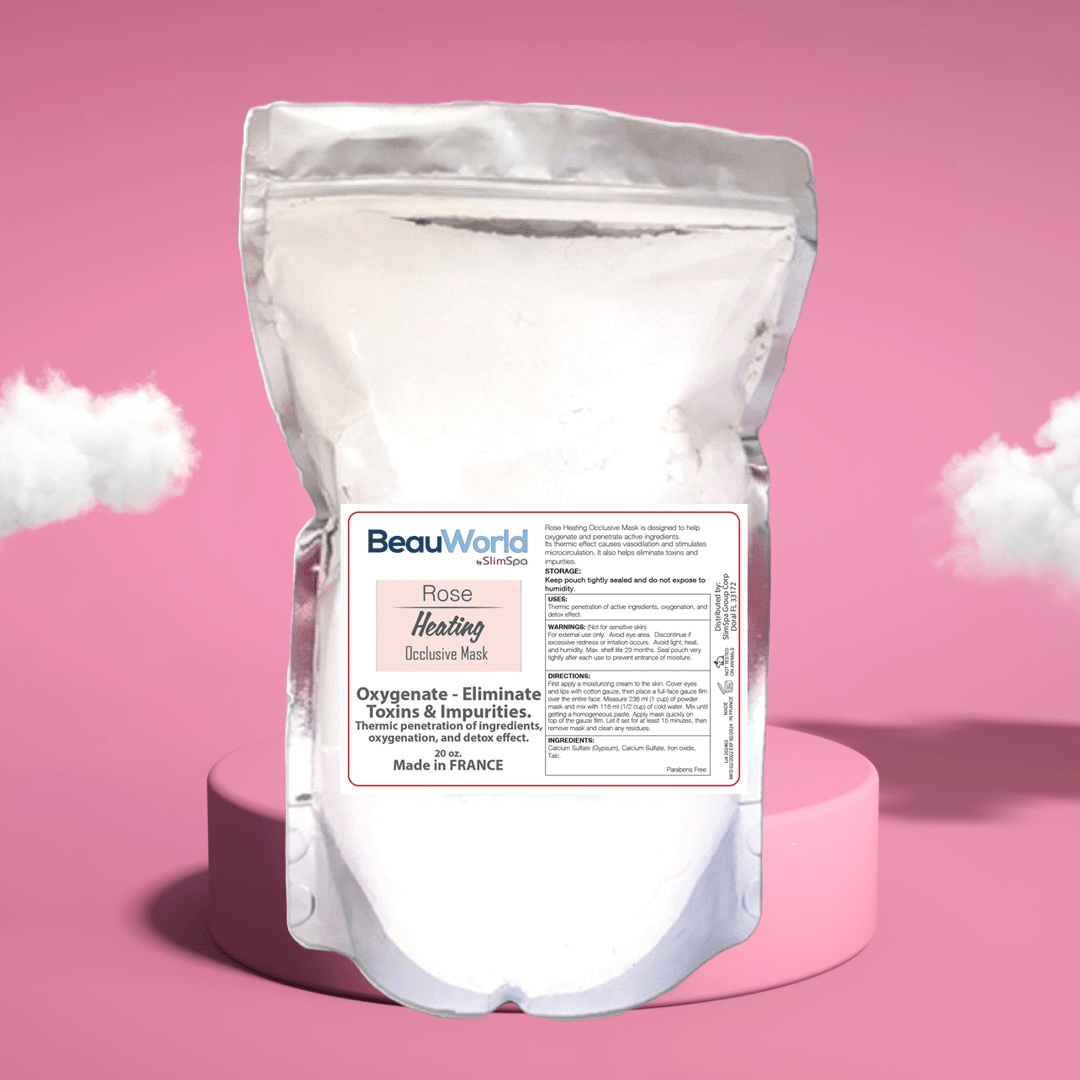 Rose Heating Occlusive Mask 20 oz - SlimSpaOnline
