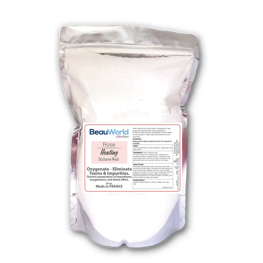 Rose Heating Occlusive Mask 20 oz - SlimSpaOnline