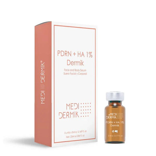 Salmon DNA PDRN + HA 1% Vials 5x5ml — professional skin regeneration & deep hydration mesotherapy | SlimSpa
