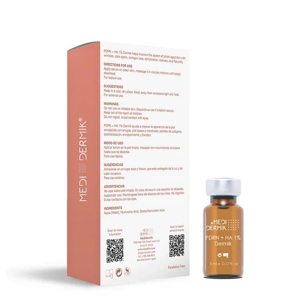 SALMON DNA - PDRN + HA 1% (5 vials x 5ml) - SlimSpaOnline