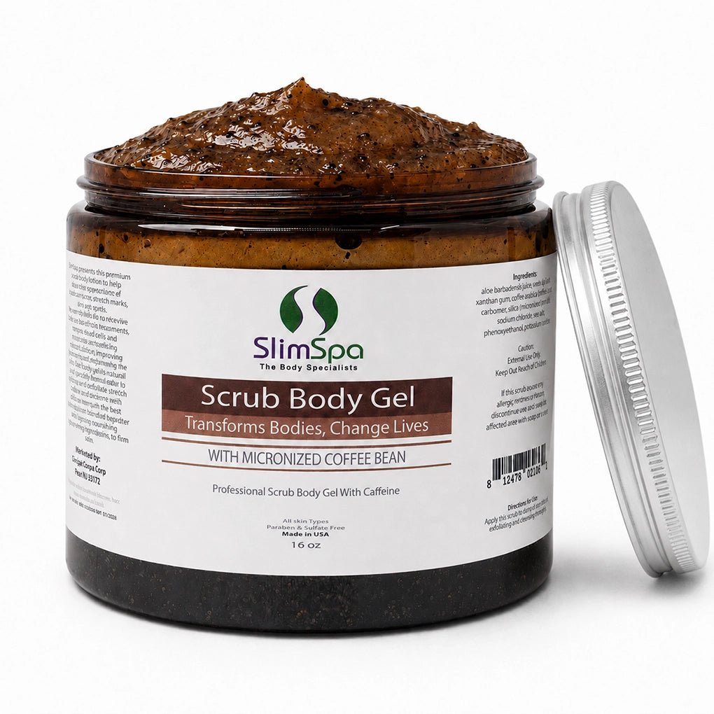 Scrub Body Gel with Micronized Coffee Bean 16 oz. - SlimSpaOnline