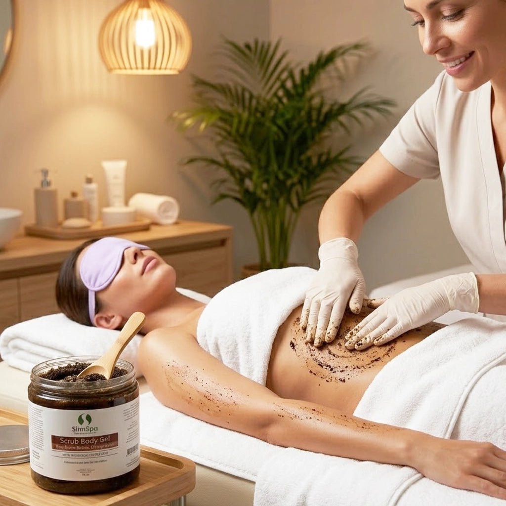 Scrub Body Gel with Micronized Coffee Bean 16 oz. - SlimSpaOnline