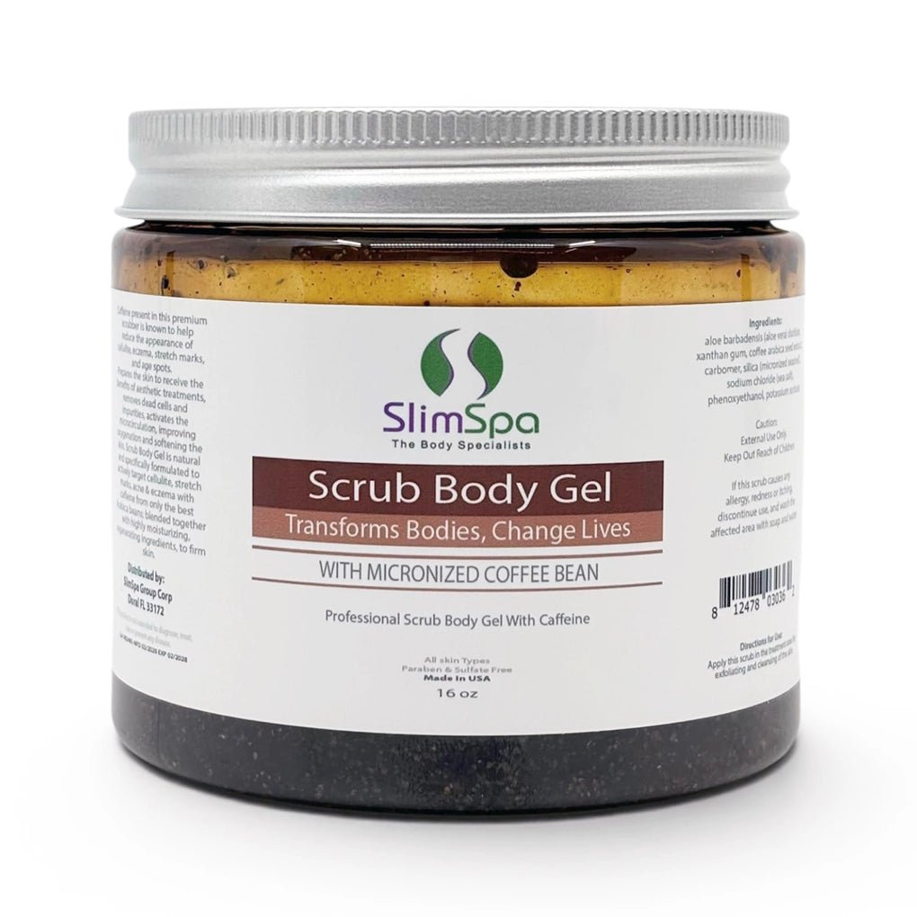Scrub Body Gel with Micronized Coffee Bean 16 oz. - SlimSpaOnline