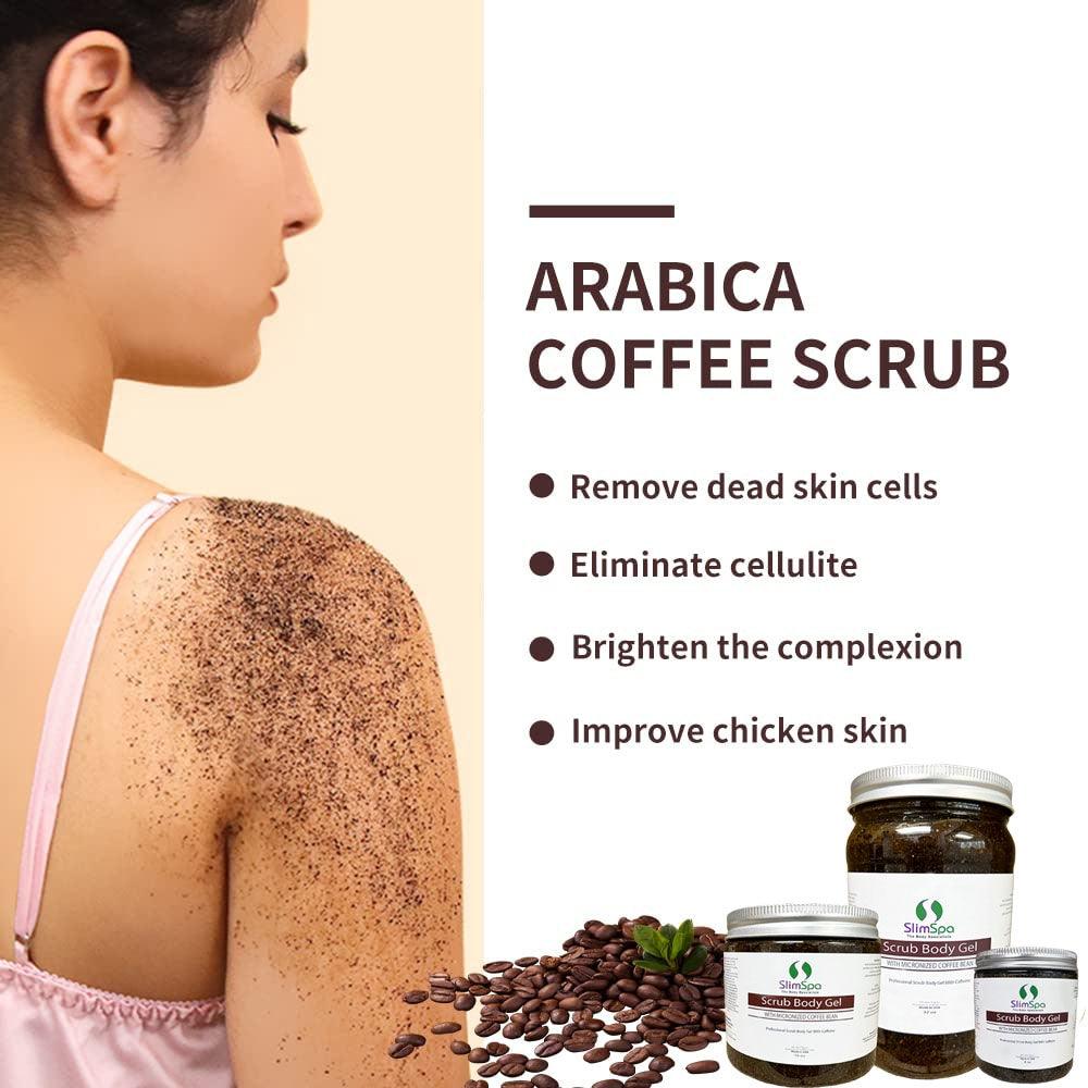 Scrub Body Gel with Micronized Coffee Bean 8 oz. - SlimSpaOnline
