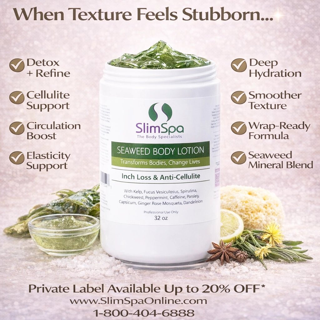 Seaweed Inch Loss & Anti - Cellulite Body Lotion - Professional Treatment (32 oz) - SlimSpaOnline