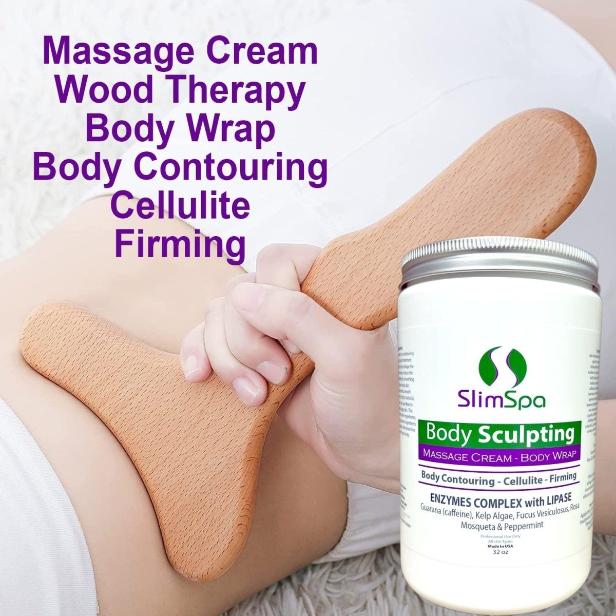 Body Sculpting Cream 32 oz – Professional Anti-Cellulite Firming