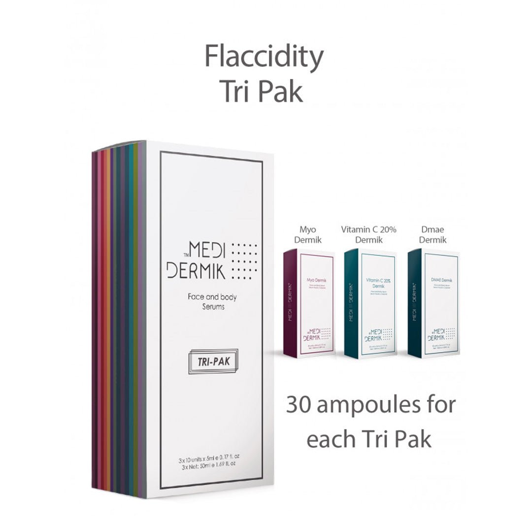 Skin Firming Tri Pak Professional - 30 Ampoules Anti - Sagging Mesotherapy Treatment - SlimSpaOnline