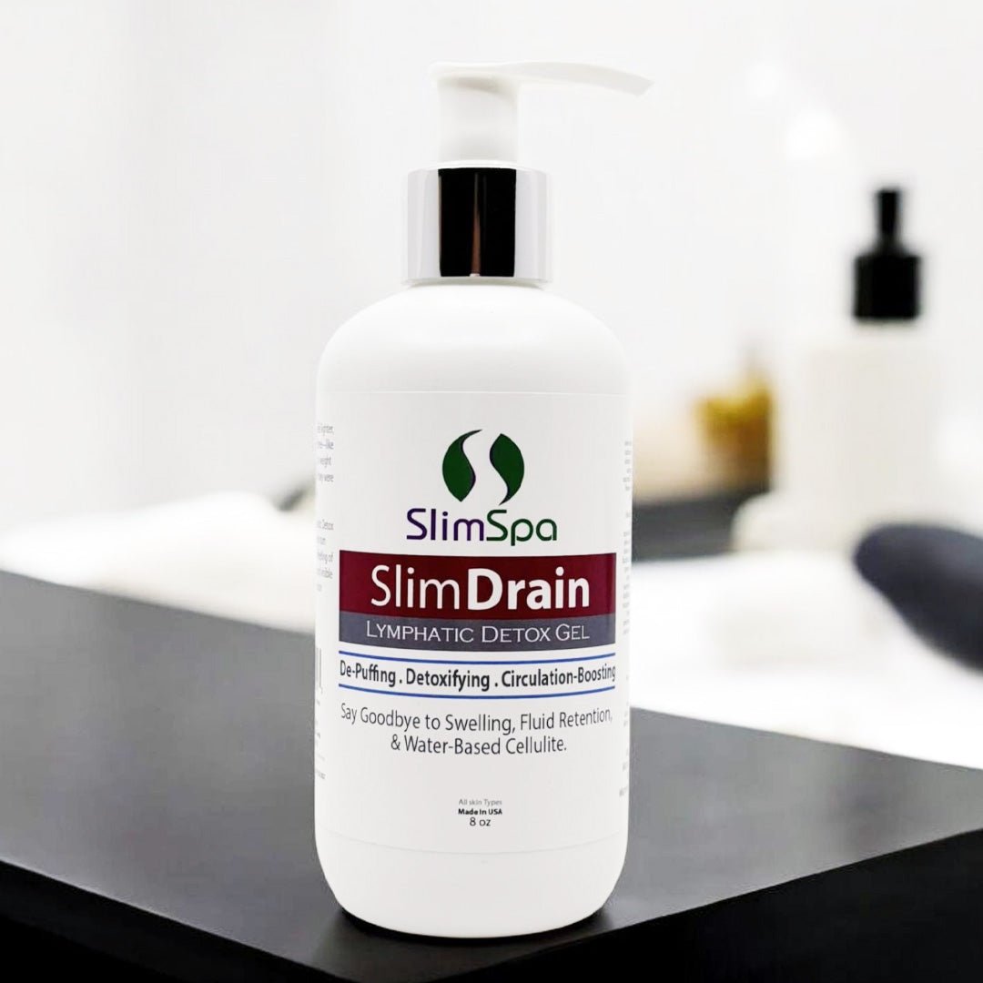 SlimDrain Lymphatic Detox Gel 8 oz | Drain, Depuff & Contour
