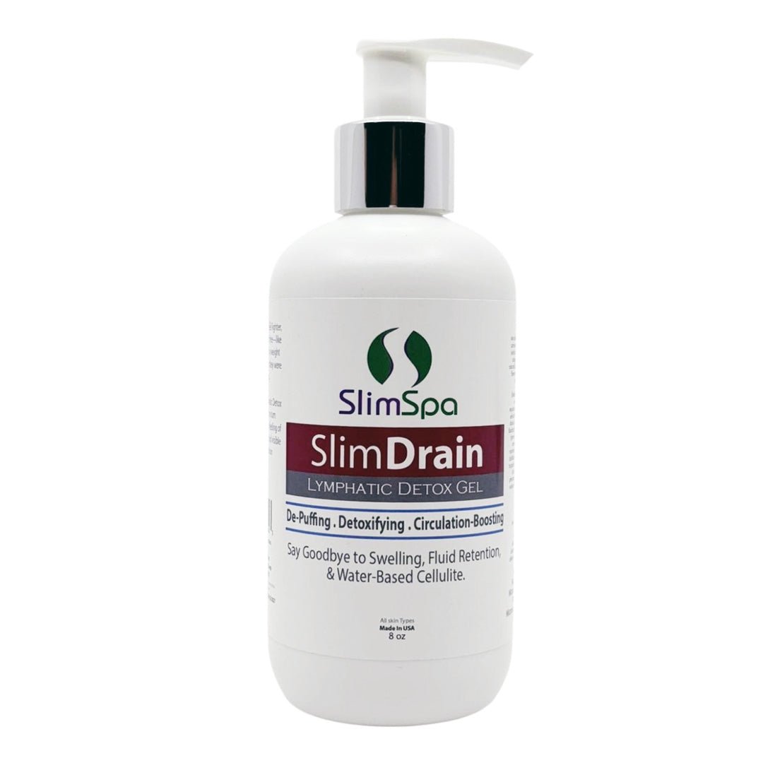 SlimDrain Lymphatic Detox Gel 8oz — professional lymphatic drainage & anti-cellulite body gel | SlimSpa