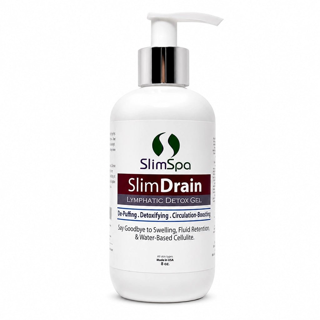 SlimDrain Lymphatic Detox Gel 8oz – Professional Lymphatic Drainage & Anti-Cellulite Body Gel - SlimSpaOnline