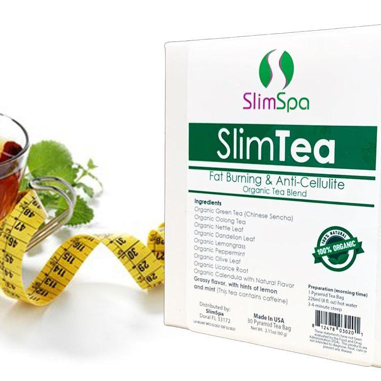 SlimTEA Organic Slimming & Anti-Cellulite Tea 30 bags — metabolism boost supplement for spa retail | SlimSpa