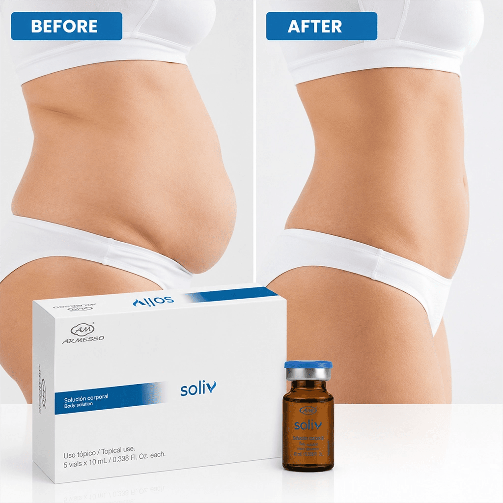 SOLIV Lipolysis Vials – Professional Fat Reduction & Body Contouring Mesotherapy (5x10ml) - SlimSpaOnline