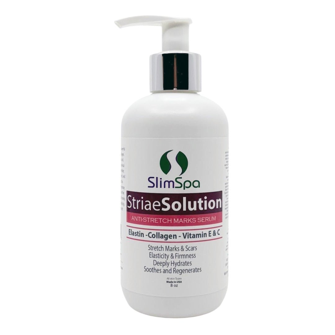 Anti-Cellulite Massage Oil 8oz — professional caffeine & botanical body contouring spa oil | SlimSpa