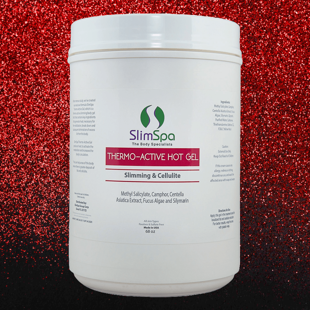 Thermo Active Hot Gel 64oz wholesale — bulk professional fat burning anti-cellulite gel for esthetician distributors | SlimSpa