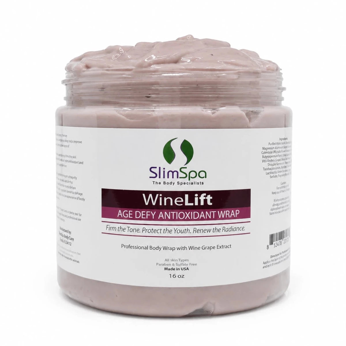 WineLift™ Age Defy Antioxidant Body Wrap 16oz – Professional Resveratrol Anti - Aging Body Treatment - SlimSpaOnline