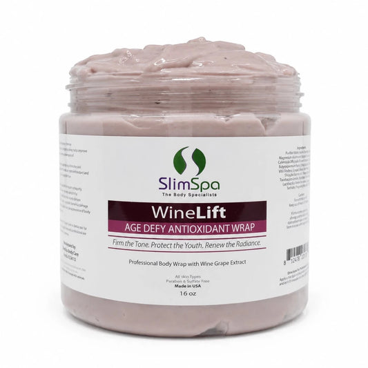 WineLift™ Age Defy Antioxidant Body Wrap 16oz – Professional Resveratrol Anti - Aging Body Treatment - SlimSpaOnline