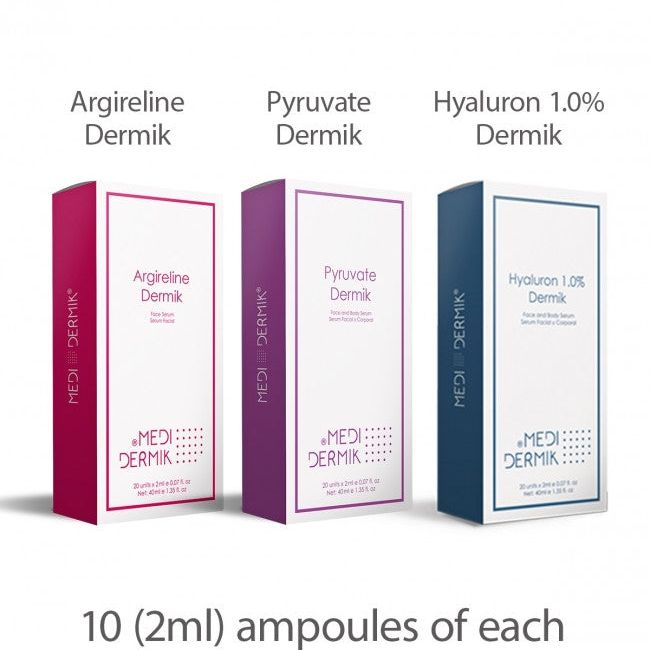 Youth Anti - Aging Tri Pak Professional - 30 Ampoules Rejuvenation Mesotherapy Treatment - SlimSpaOnline