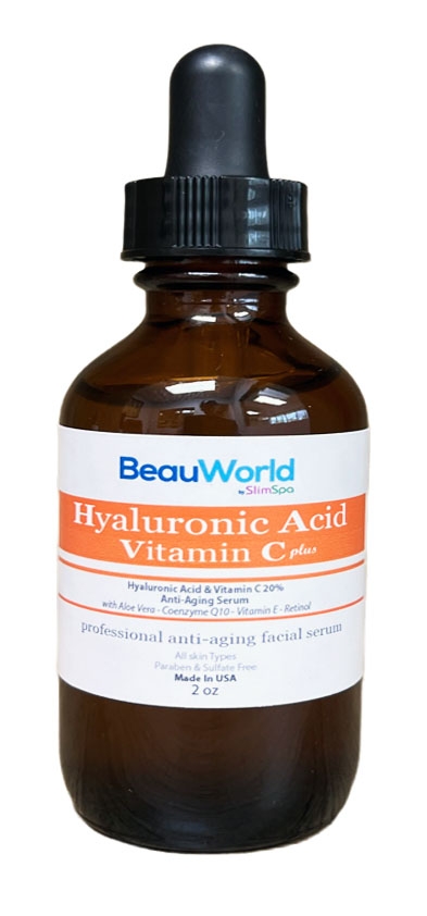 Hyaluronic Acid + Vitamin C 20% Plus SERUM 2oz -0