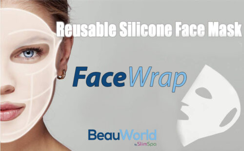 Reusable Silicone FaceWrap (Pink & Clear) -675