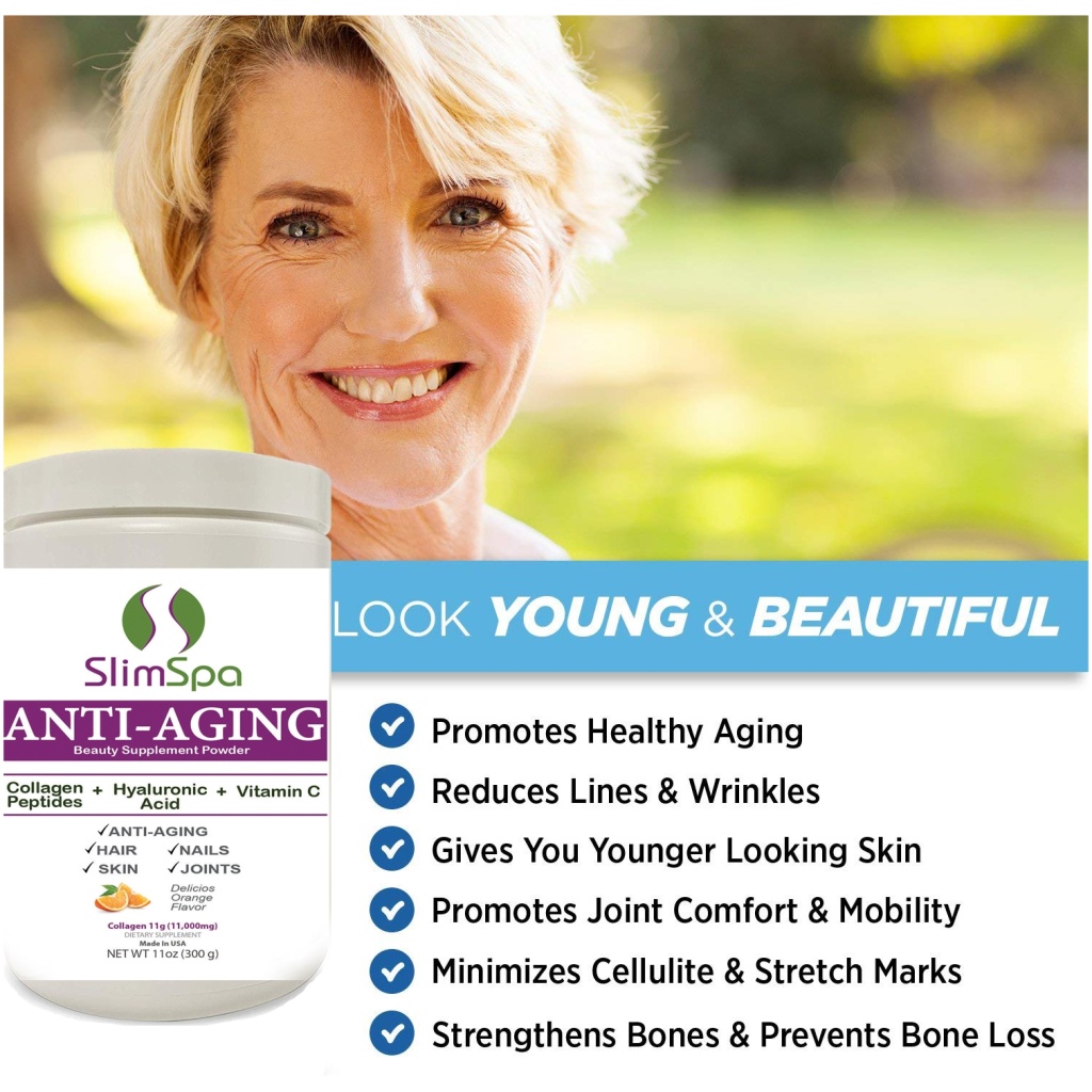 ANTI-AGING Beauty Supplement Powder NET WT 11 oz (300 g)-0