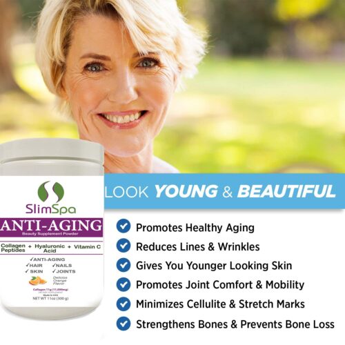 ANTI-AGING Beauty Supplement Powder NET WT 11 oz (300 g)-0