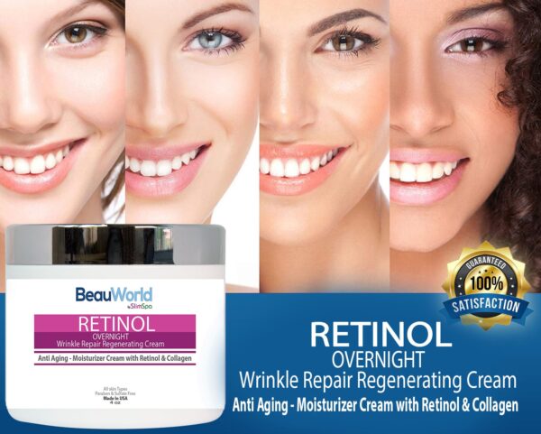 RETINOL Overnight Wrinkle Repair Regenerating Cream 4oz-1132