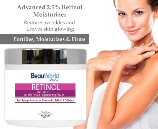 RETINOL Overnight Wrinkle Repair Regenerating Cream 4oz-1133