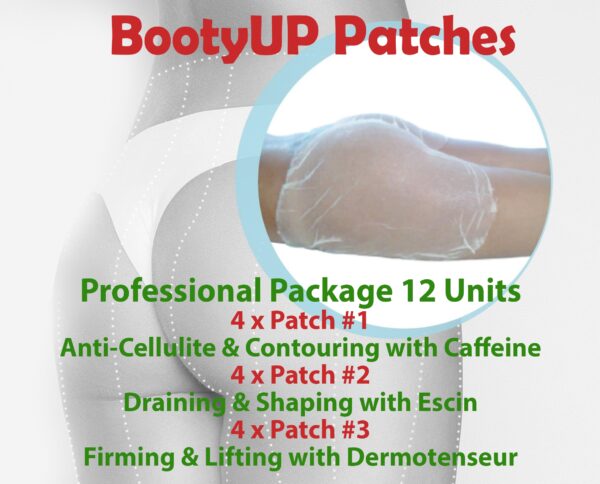 BootyUp Patches Professional Package 12 Units (4 each patch)-thumbnail