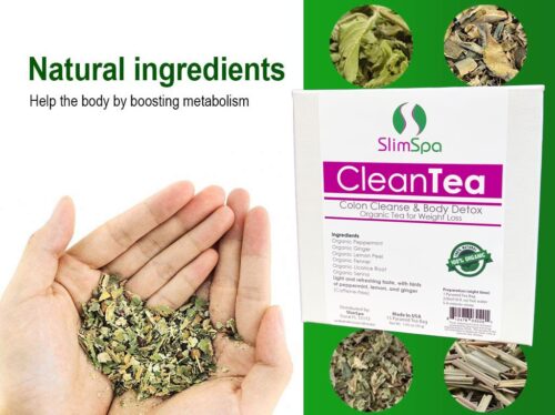 CleanTea Colon Cleanse & Body Detox Organic Tea for Weight Loss (30 Tea Bags)-1443
