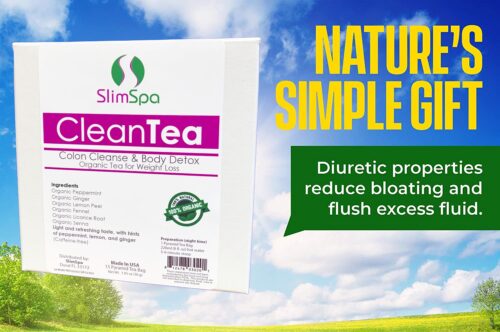CleanTea Colon Cleanse & Body Detox Organic Tea for Weight Loss (30 Tea Bags)-1430