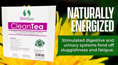 CleanTea Colon Cleanse & Body Detox Organic Tea for Weight Loss (30 Tea Bags)-1429
