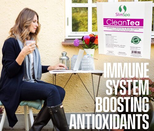CleanTea Colon Cleanse & Body Detox Organic Tea for Weight Loss (30 Tea Bags)-1432