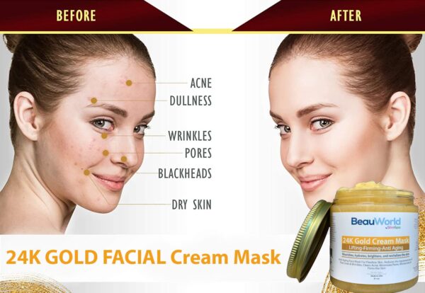 24K GOLD Facial Cream MASK 8oz.-1522